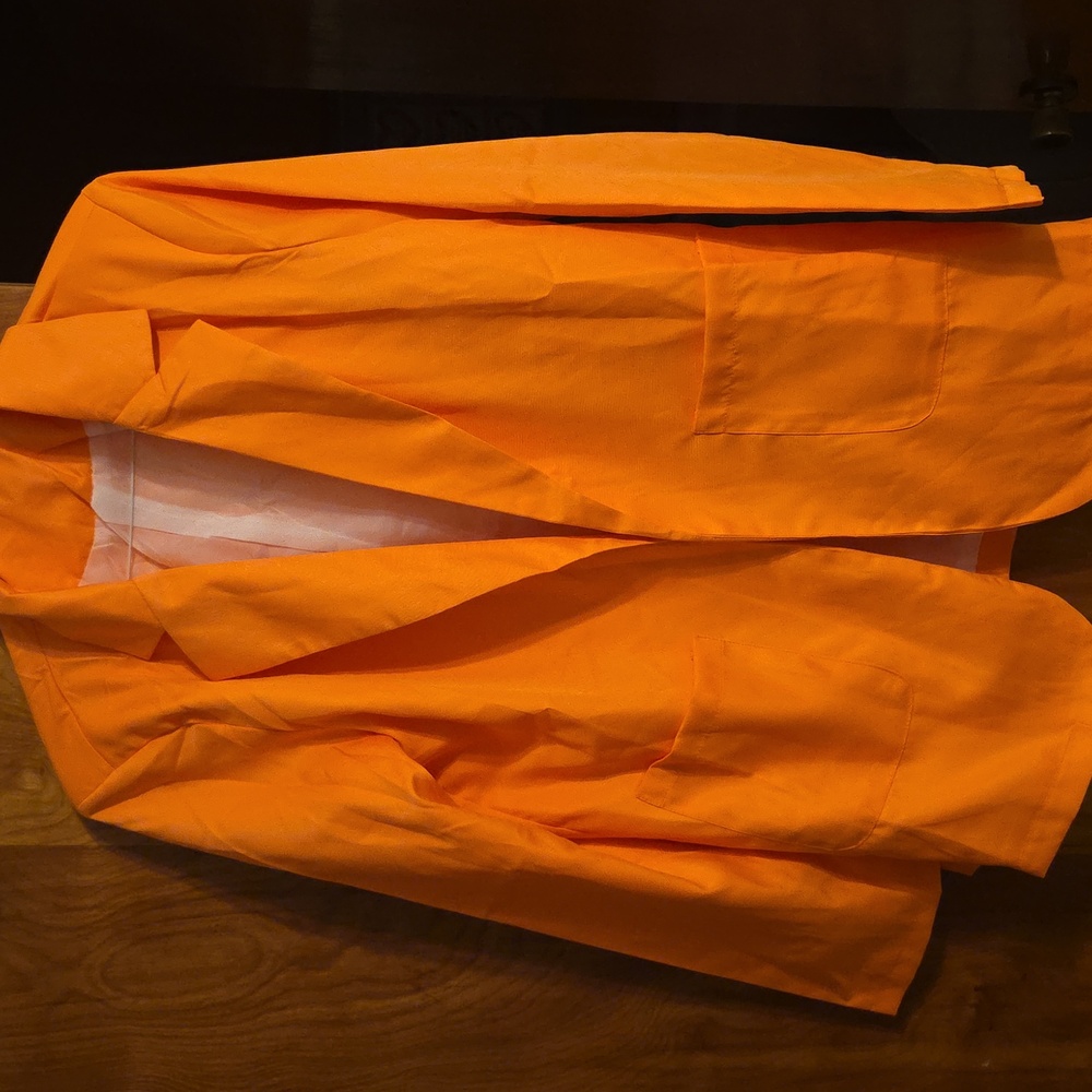 Vibrant Orange Blazer